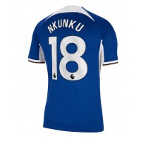 Koszulka piłkarska Chelsea Christopher Nkunku #18 Strój Domowy 2023-24 tanio Krótki Rękaw